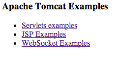 DigitalOcean Tomcat examples