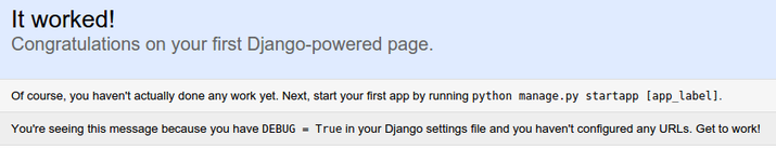 Django sample site