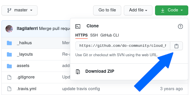 GitHub Clone or Download