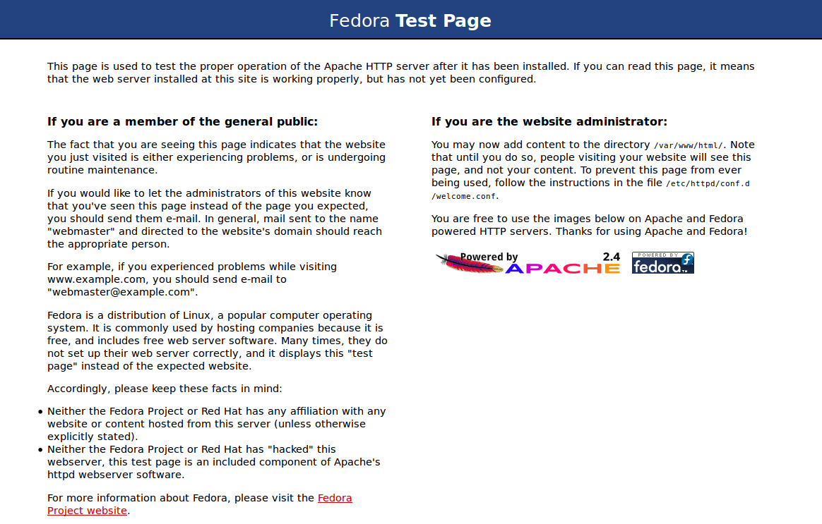 Fedora Default