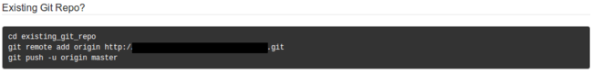 GitLab existing repo
