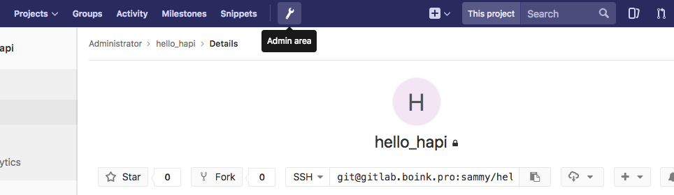 GitLab admin area icon