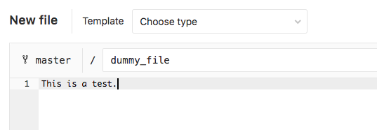 GitLab dummy file
