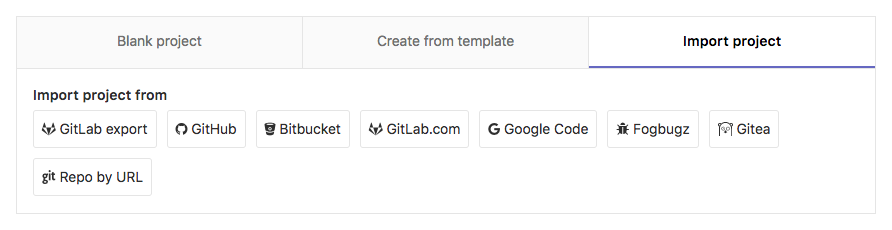 GitLab new project name