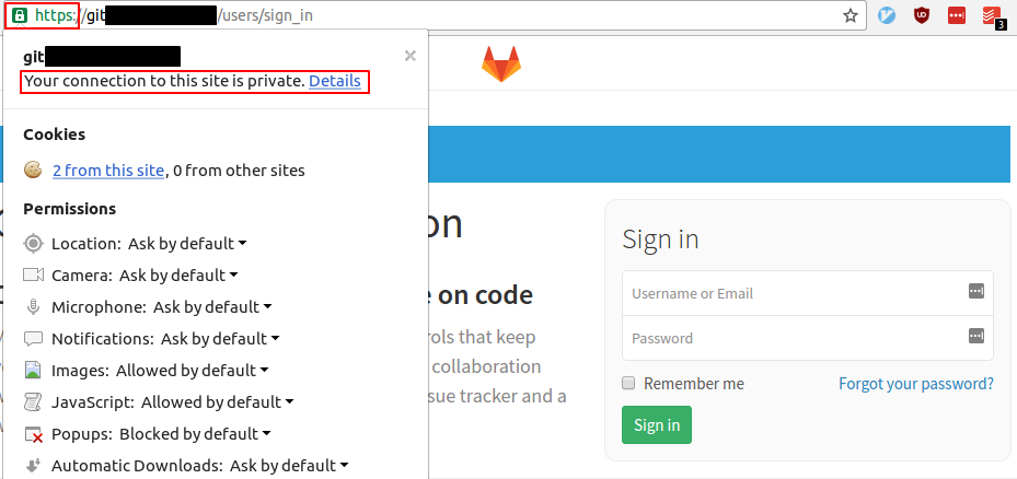 GitLab SSL verification