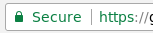 Chrome SSL cert trusted icon