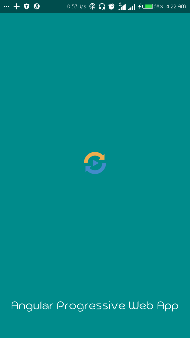 PWA splash screen