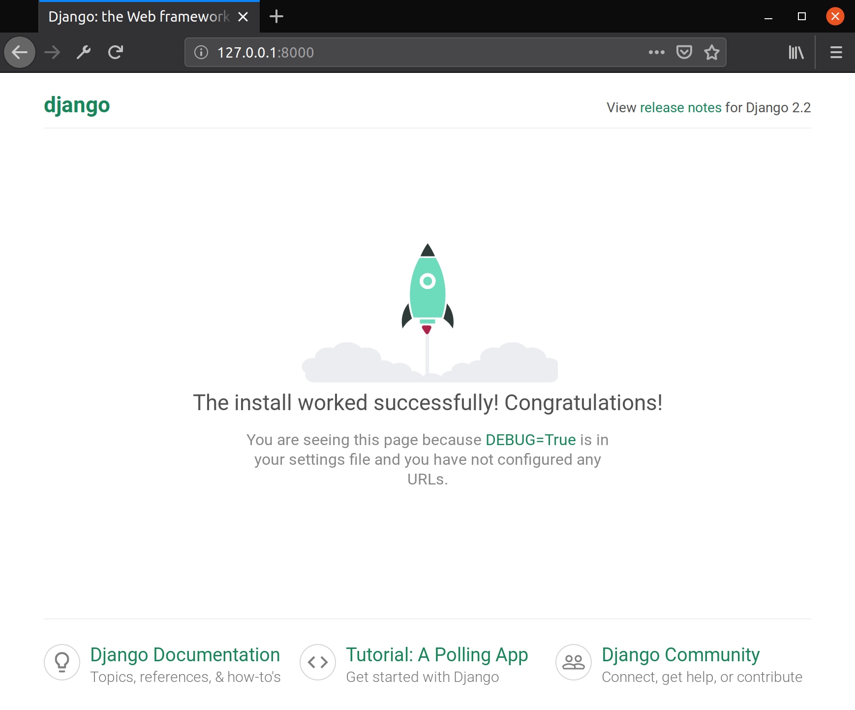 Generic Django Start-Page