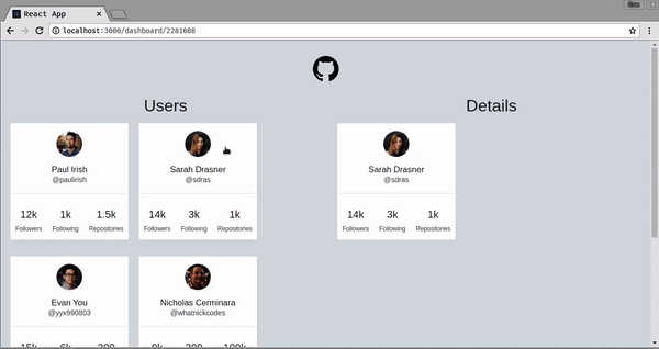 Demo showing the cards adjusting to the size of the page