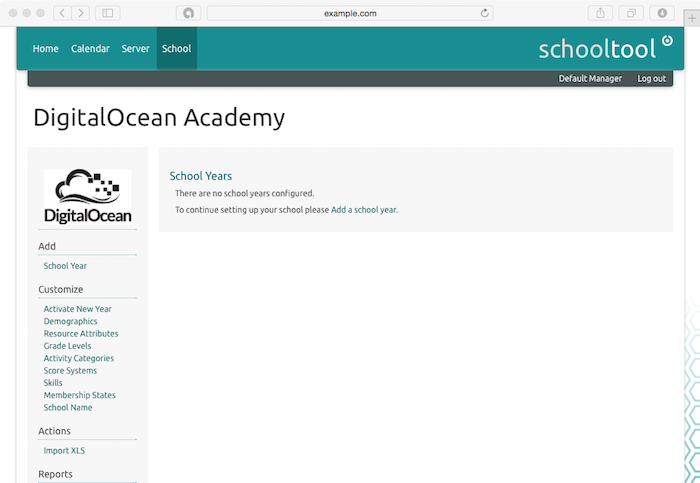 Updated school information