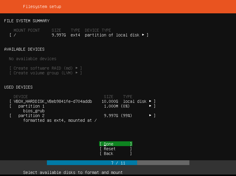 Ubuntu Filesystem Summary