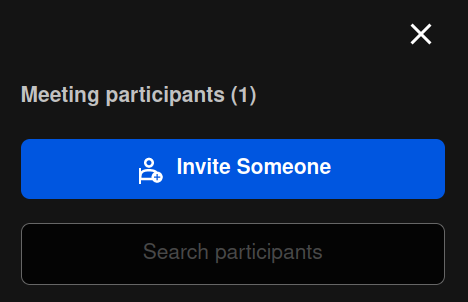 Image showing the Invite Somone button