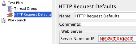 HTTP Request Defaults