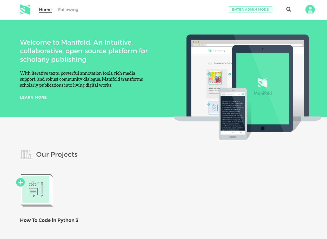 Final Manifold with Published Project