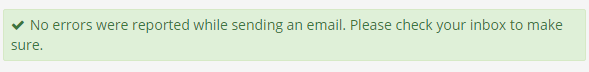 Mattermost - SMTP Verification Successful