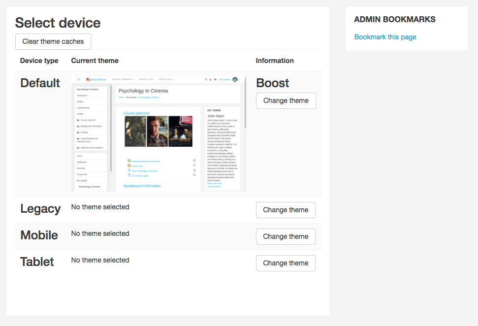 Theme Selector Screen