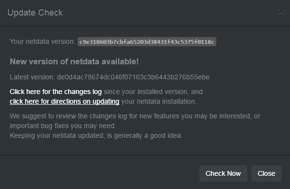Update Check Details Image