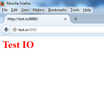 test.io index page