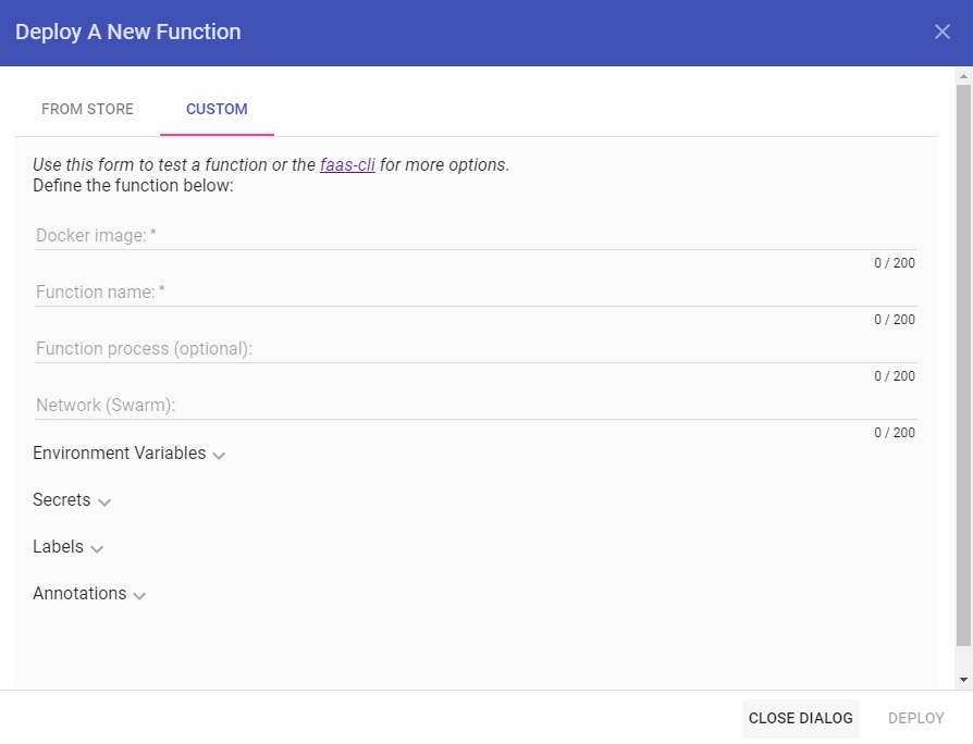 OpenFaaS - Deploy a Custom Function