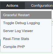 OpenLiteSpeed graceful restart