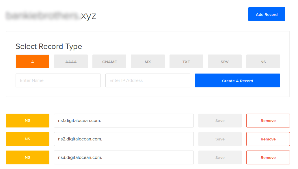 Domain-settings