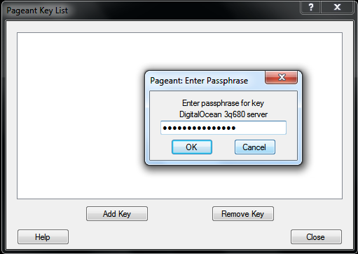 Enter your key passphrase(s)