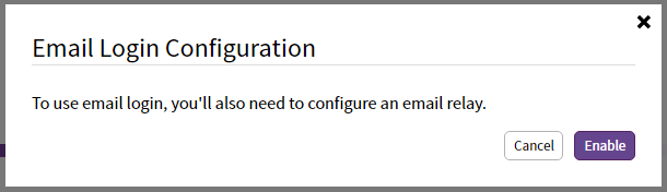 Sandstorm E-mail (passwordless)