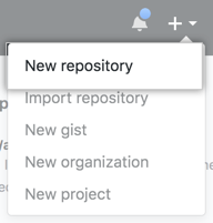 Github-new-repository