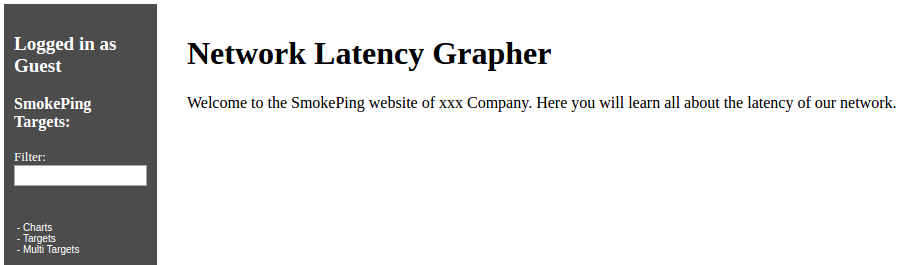 SmokePing's homepage