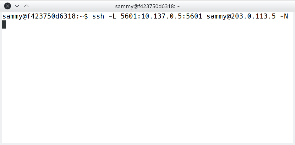 Screenshot of Windows Command Prompt Showing SSH Command to Port Forward to Kibana