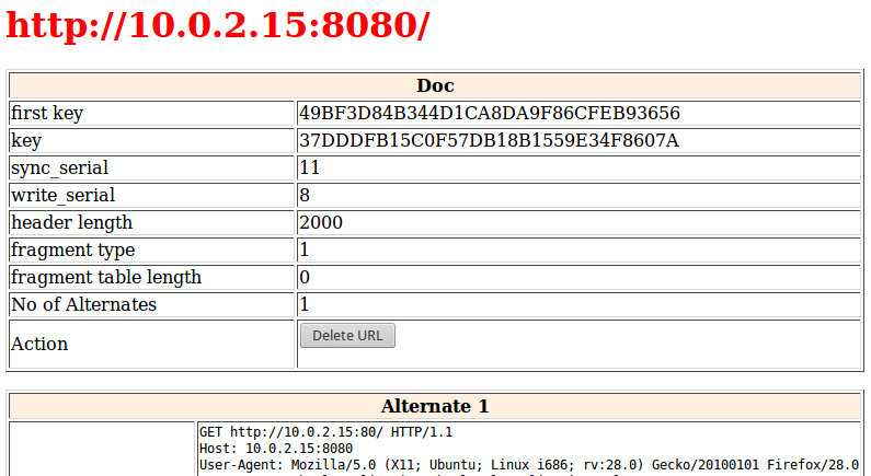 Cached document details