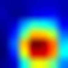 Heatmap highlighting "important" pixels that the neural network is looking at, to classify the image. a.k.a., "saliency map"