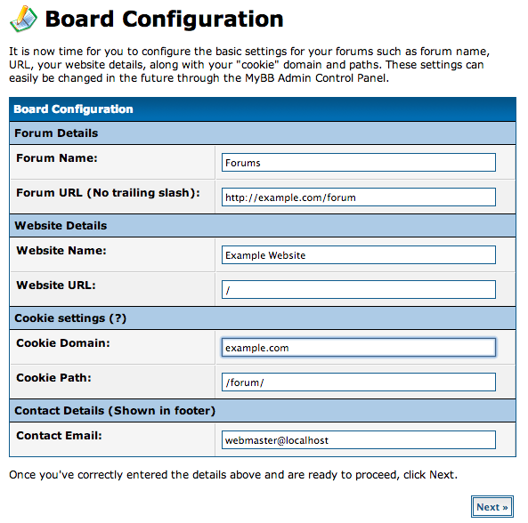 DigitalOcean MyBB板configuration
