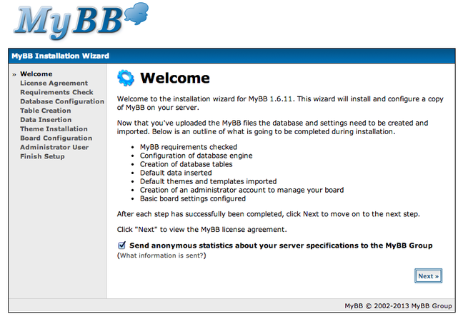 DigitalOcean MyBB Web配置start