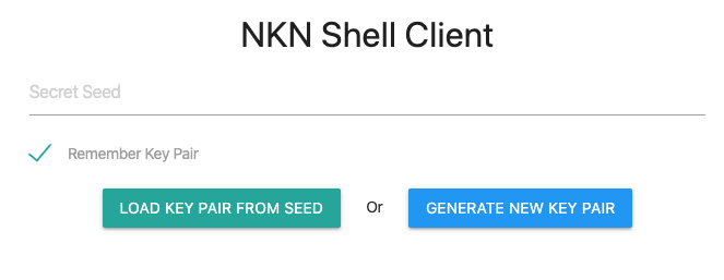 The Shell Client
