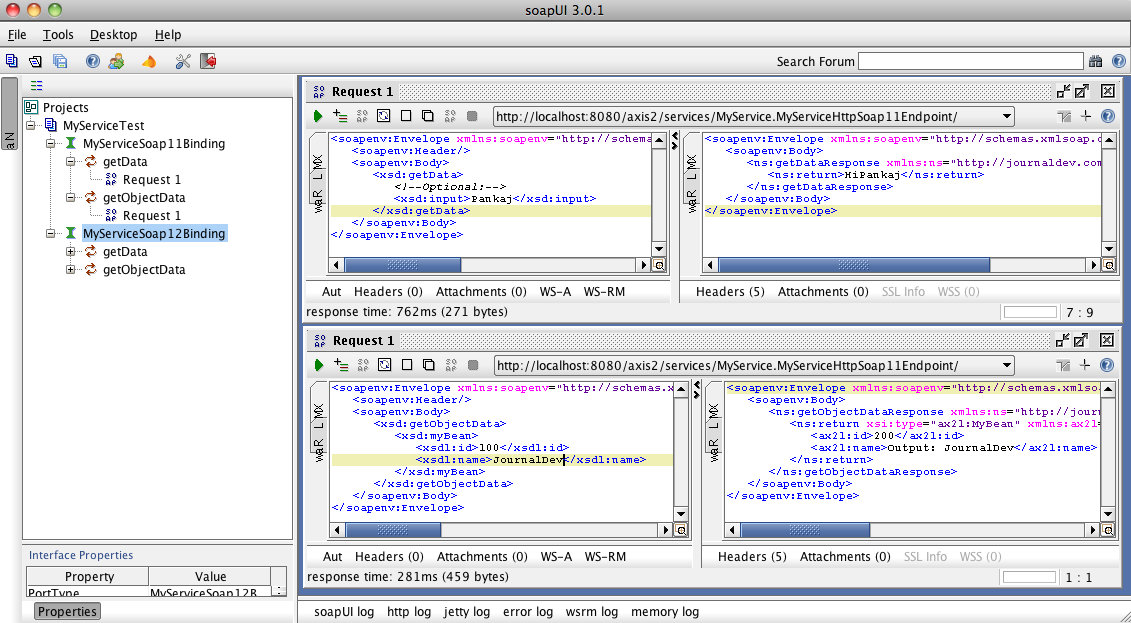 使用SoapUI