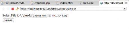 Servlet 3 File Upload HTML