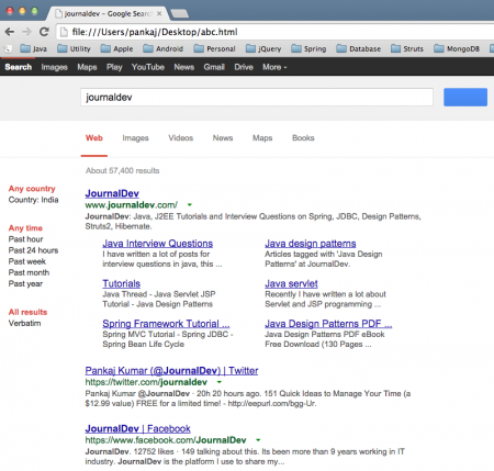 Google Search API Java，Java Google Search，Google Search Java program