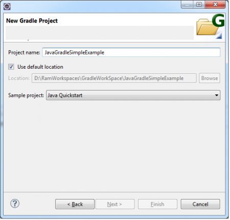 Gradle eclipse项目wizard