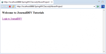 security security role login inmemory example