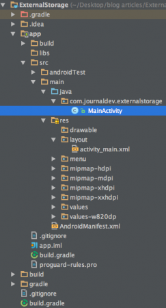 Android外部storage