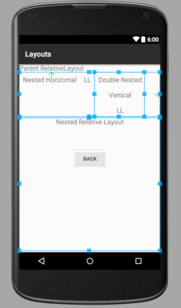 Android Layout example