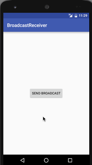 Android Broadcast Receiver app