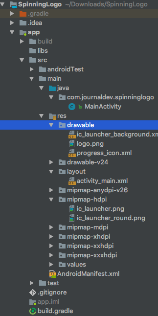 Android STUDIO项目structure