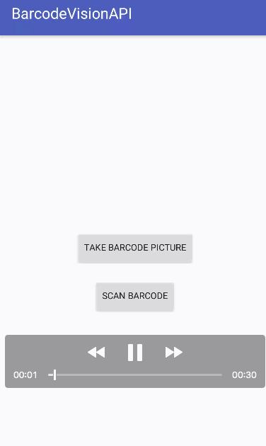 bar code scanner for android app
