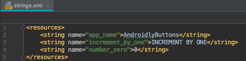 android按钮字符串xml