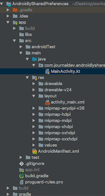Android共享首选项kotlin project