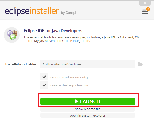 ECLIPSE Launch
