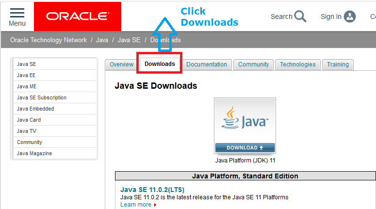 JAVA Download