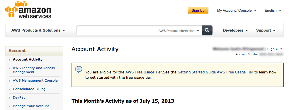 Amazon EC2 Billing Information